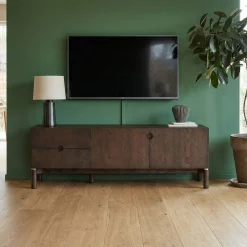 Grant Mediabänk 160 cm Espresso