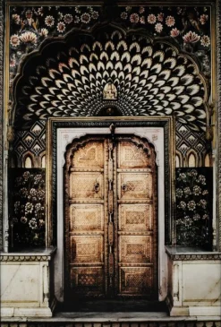 Gul Dörr Tavla 80x120cm