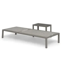 Hånger Utesidobord 35x60 cm Sand