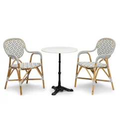 Holmenäs Caféstol Karm Grå