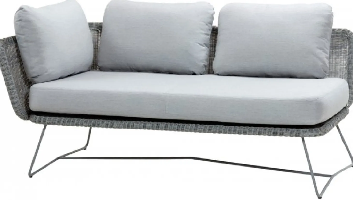 Horizon 2-sits Soffa Höger Ljusgrå