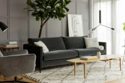 Impulse 4-sits Soffa Lux Classic Velvet D. Blue