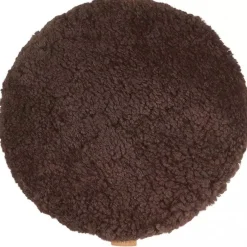 Jill stolsdyna (vadderad) 36 cm rund / Dark Brown
