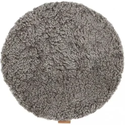 Jill stolsdyna (vadderad) 36 cm rund / Grågrafit
