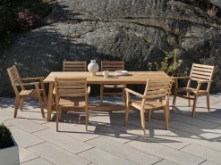 Keros Bord 220x100 cm Teak