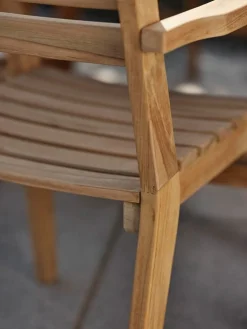 Keros Karmstol Teak