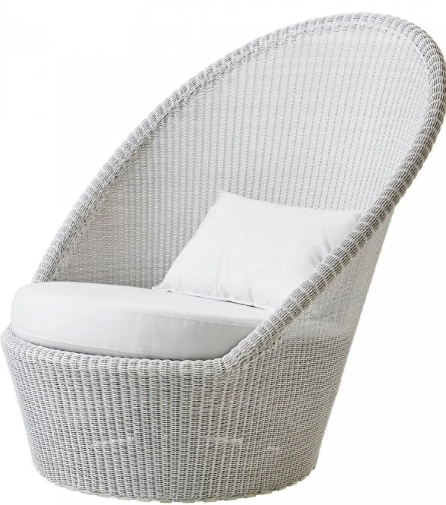Kingston Solstol m.hjul White Grey