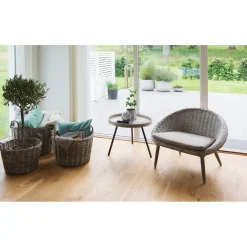 Leicester Utebord 60 cm Grå