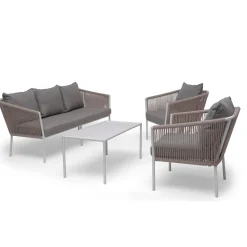 Lersund Soffgrupp Vit/Beige
