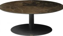 Levang Soffbord Rund 100cm Brun