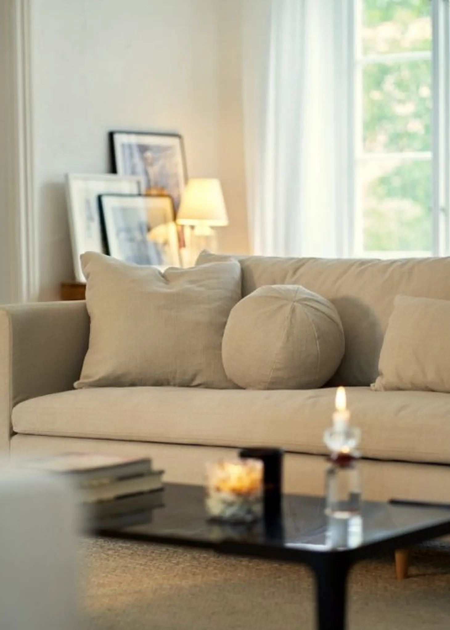 Lill 4-sits Soffa LC Linen Flax