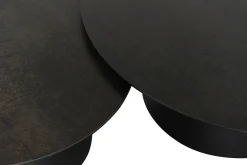 Liora Sidobord 59 cm Rund Svart / Grå Keramik