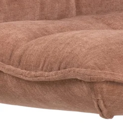 Loos Loungefåtölj Danny tyg Rosenträ