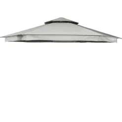 Luxor Paviljongtak Ø400 cm Grå
