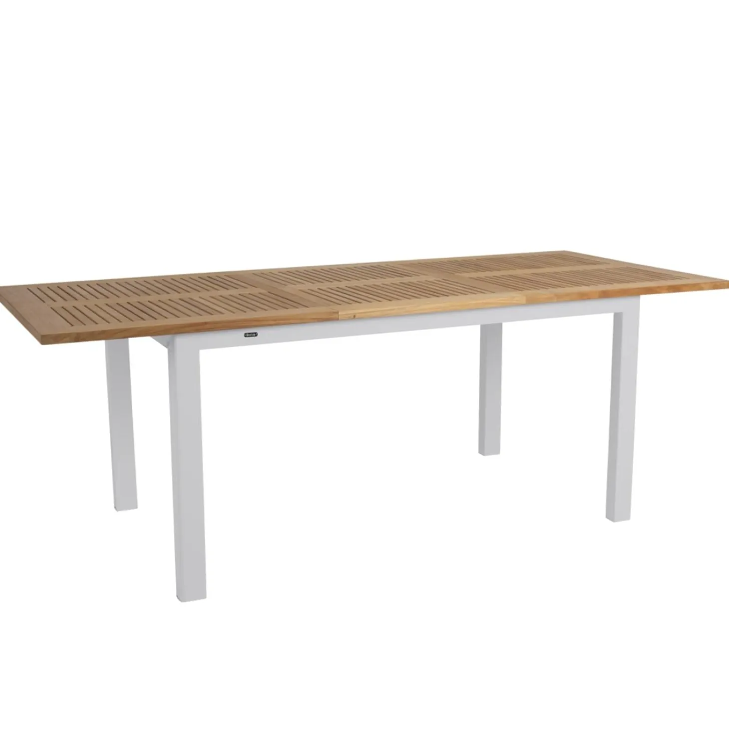 Lyon Utebord 92x152-210 cm Light Grey/ Teak