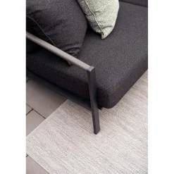 Lyra 2,5-sits Soffa 193x99 cm Svart/Teddy Black