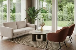 Matteo 3-sits soffa Symphony Pearl
