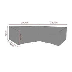 Möbelskydd till HörnSoffa Andas 230/230x85x70 cm