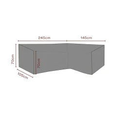 Möbelskydd till HörnSoffa Andas 145/245x105x70 cm
