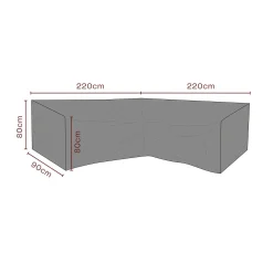 Möbelskydd till HörnSoffa Andas 220/220x90x80 cm