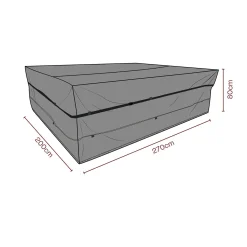 Möbelskydd till Soffgrupp 270x200x80 cm