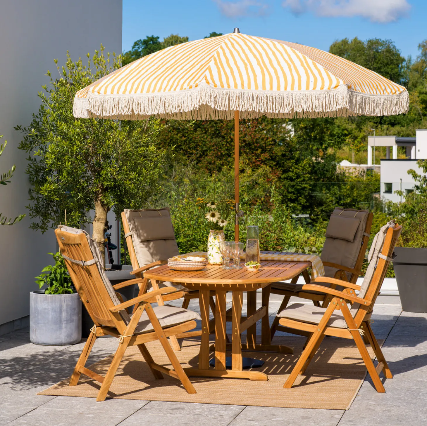 Melbourne bord 190-240 cm Teak