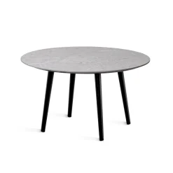 Miles Soffbord Ø 80 cm Runt Sandstenslaminat, Fyra träben