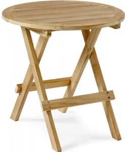 Moni Sidobord 50 cm Rund Teak