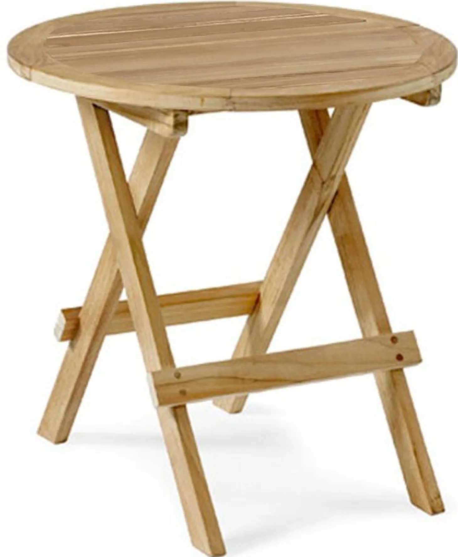 Moni Sidobord 50 cm Rund Teak