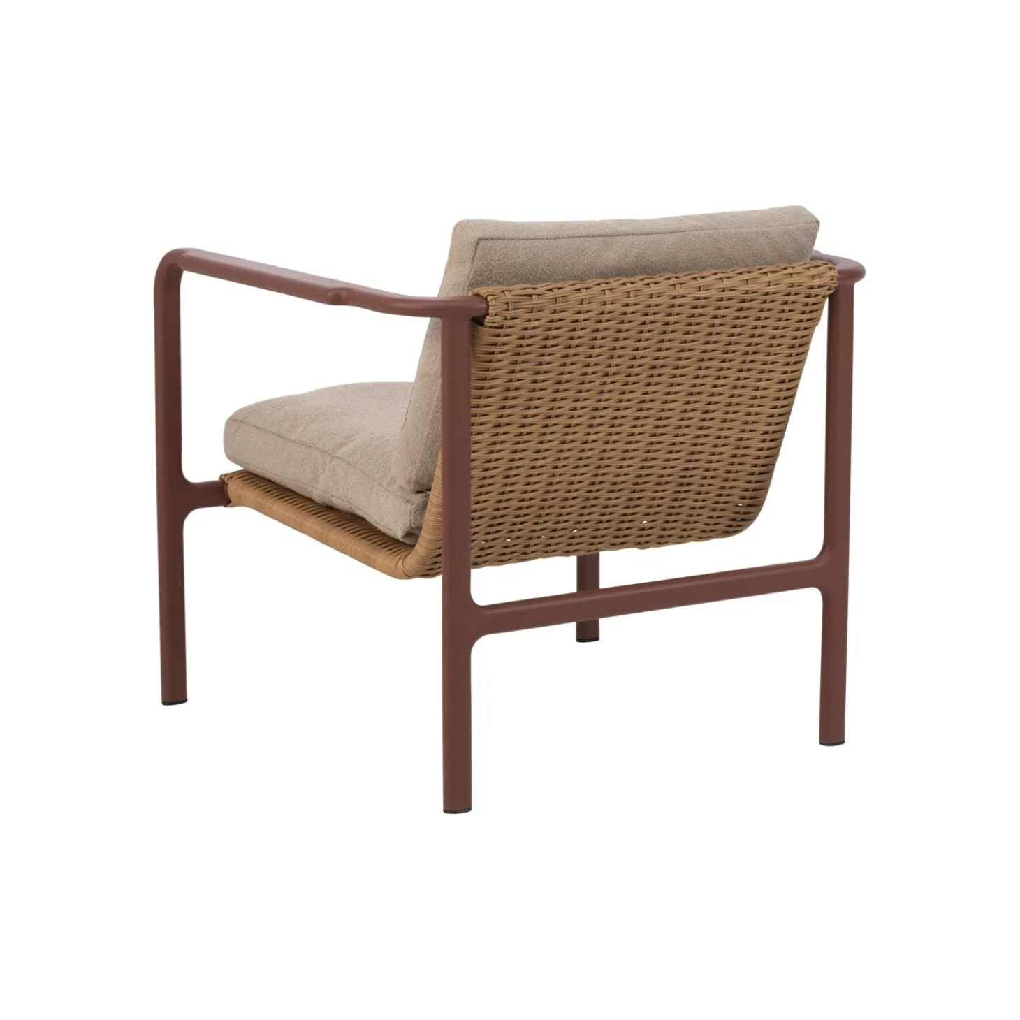 Motty Fåtölj Zin Red/Teddy Beige