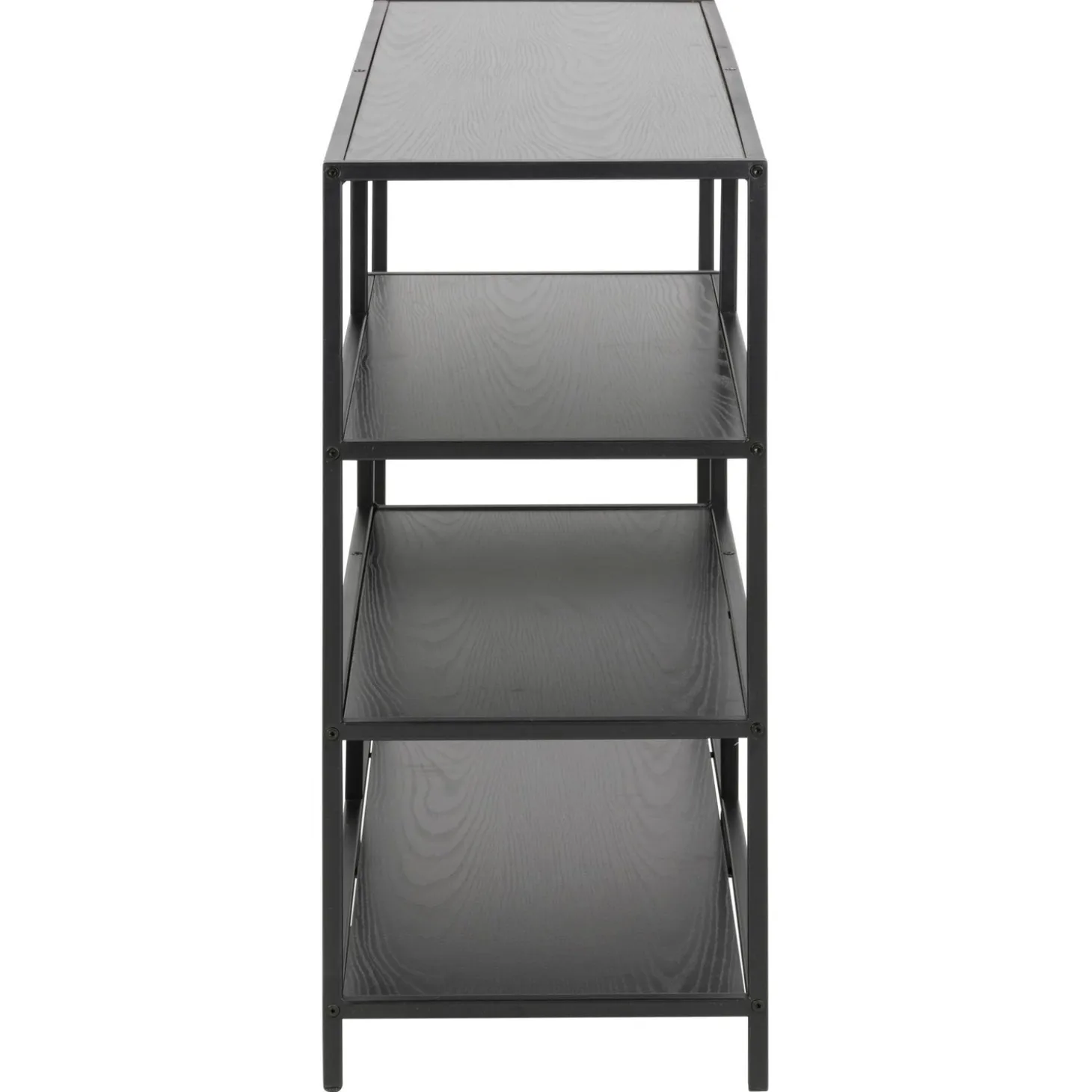 Notting Hill Bokhylla 78x114x35 cm Svart Ask