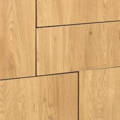 Notting Hill Sideboard 2 lådor 103x80x40 cm Svart/Ek