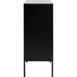Notting Hill Sideboard 2 lådor 103x80x40 cm Svart/Ek