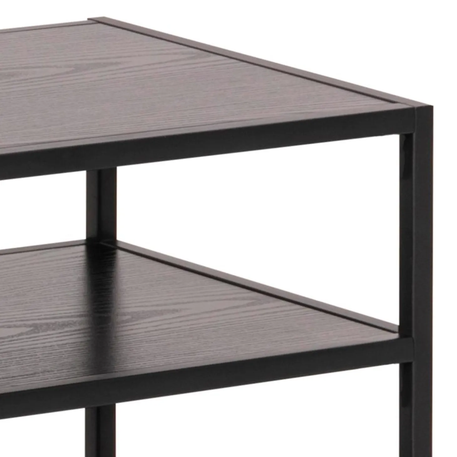 Notting Hill TV-bänk 120x33 cm Svart Ask