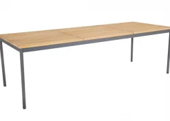 Nox Bord 240x90 cm Grå / Teak