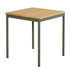 Nox Cafébord Nordic Green/Bambu, 69x69 cm