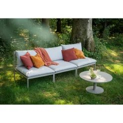 Näsby Utesoffbord Ø80 cm Sand