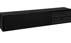 Oculus Mediabänk 176 cm Svart Ek