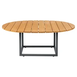 Olive Soffbord 110x80 cm Antracit/Bambu