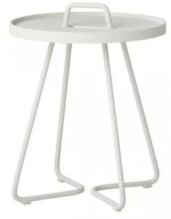 On The Move Sidobord Extra Liten White