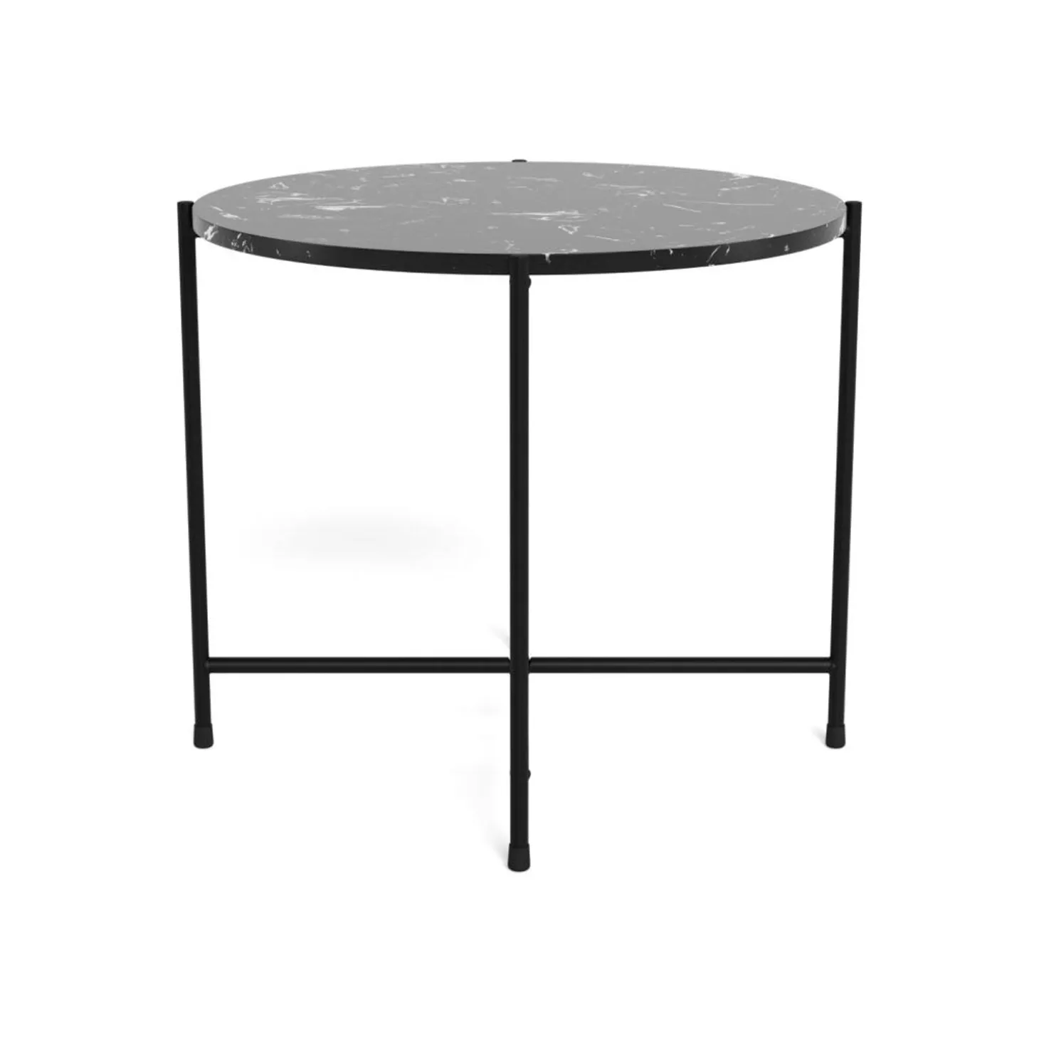 Opera Sidobord 52cm Svart Marmor