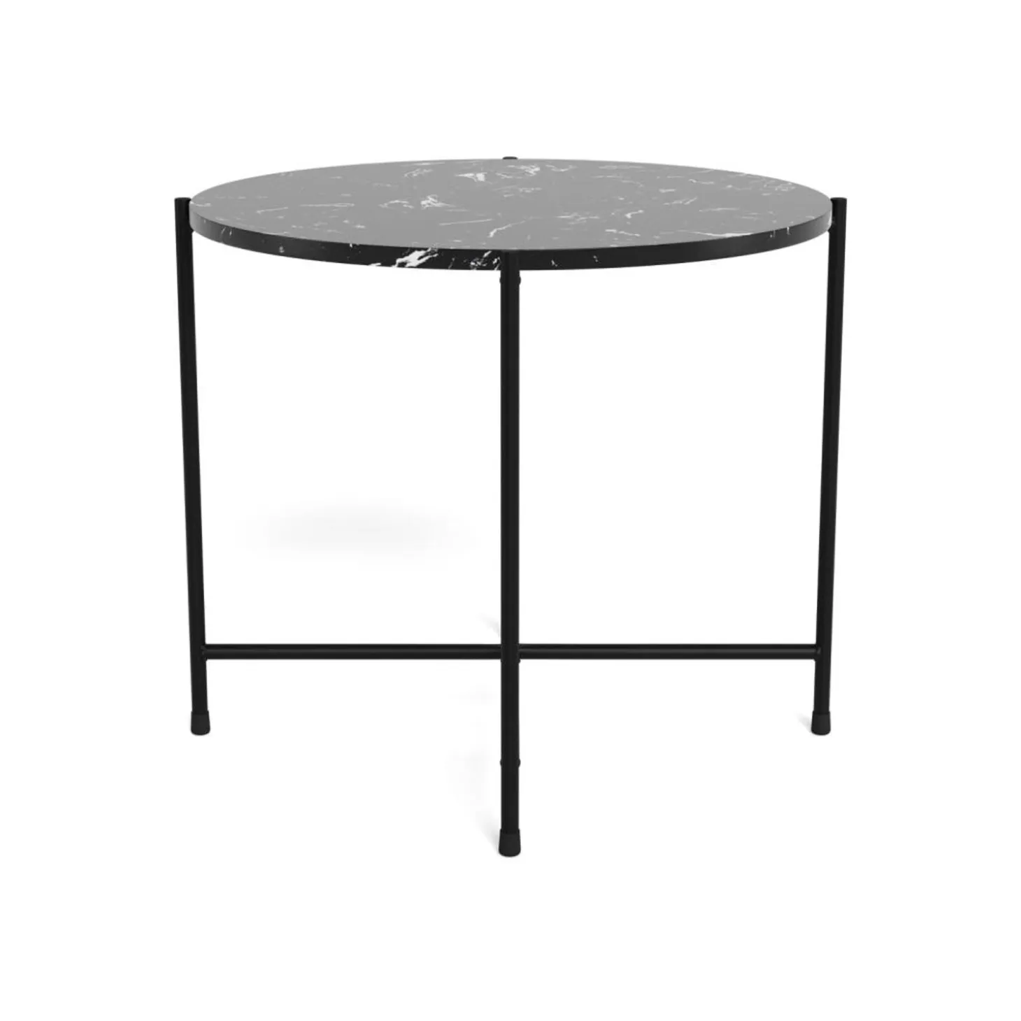 Opera Sidobord 52cm Svart Marmor