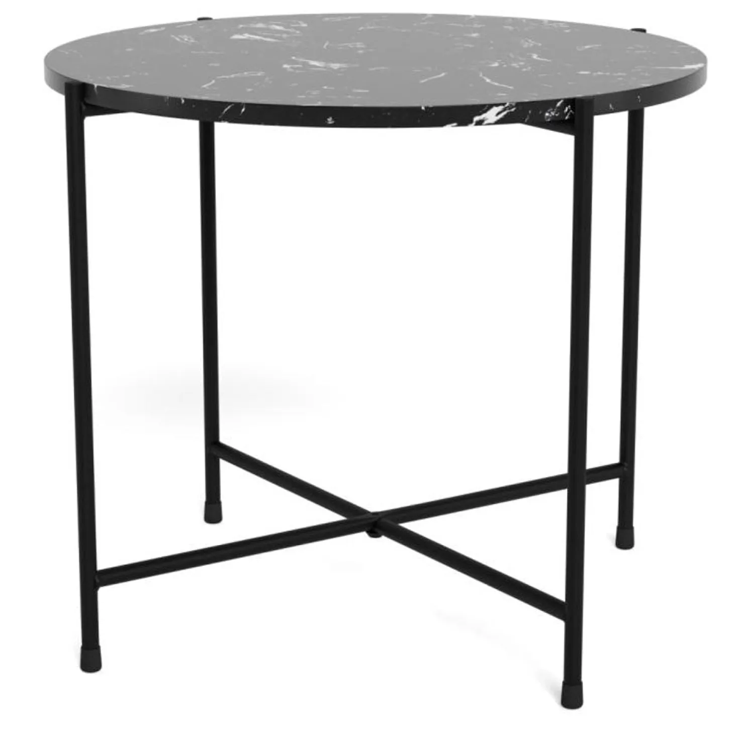 Opera Sidobord 52cm Svart Marmor
