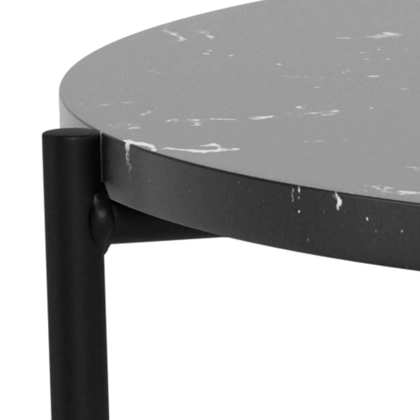 Opera Sidobord 52cm Svart Marmor