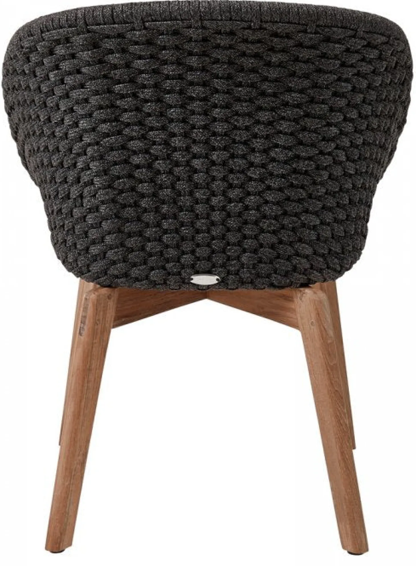 Peacock Stol Dark Grey/Teak