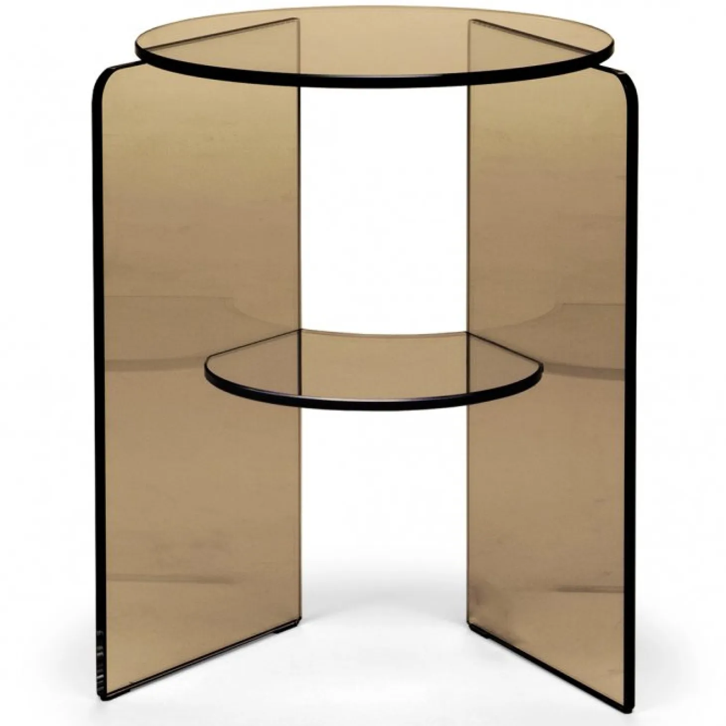 Pepe Soffbord Glas 40cm Bronze
