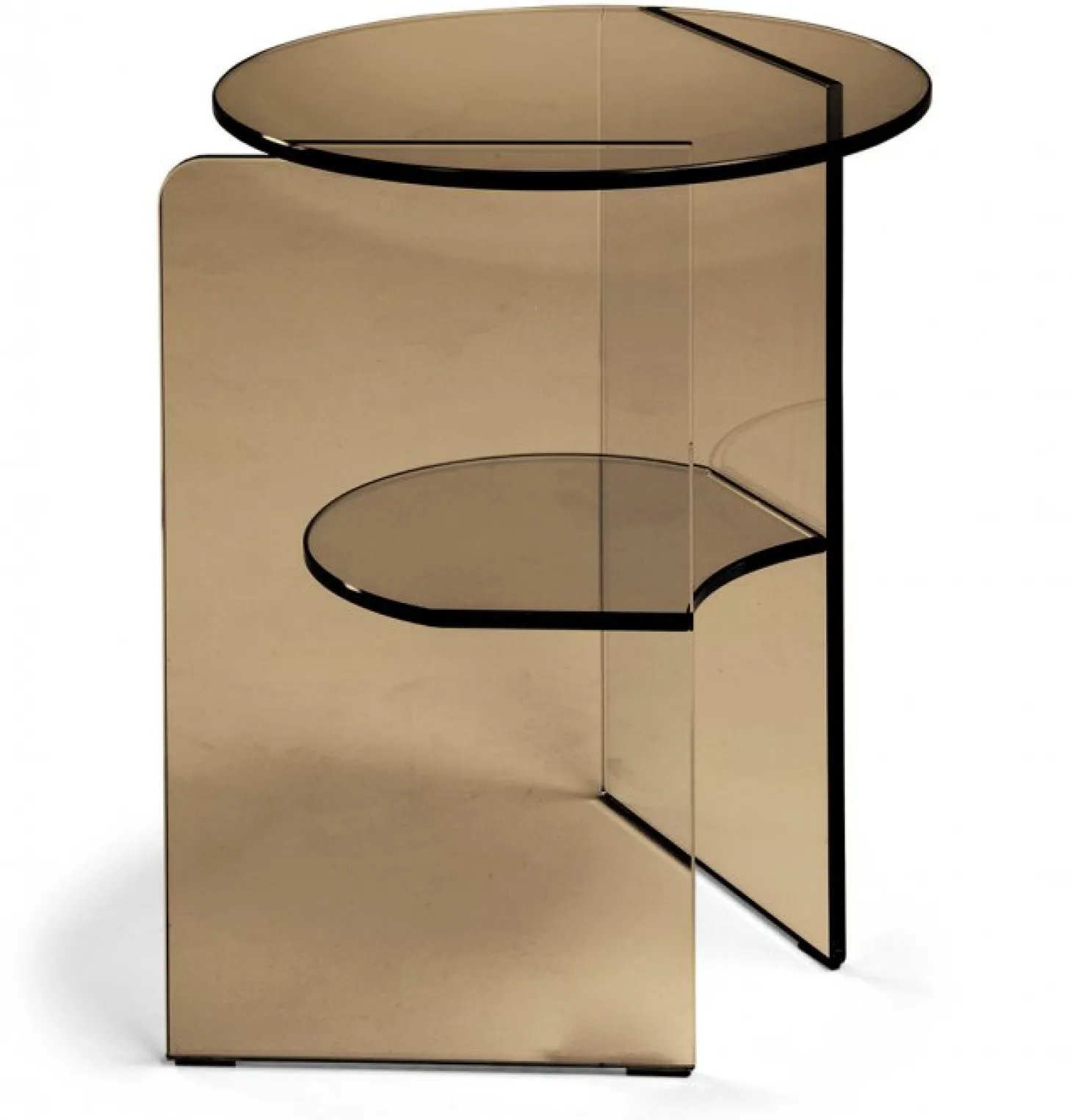 Pepe Soffbord Glas 40cm Bronze