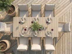 Ravenna Matbord 220x95 cm Khaki