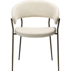 Reboot Stol Simply Beige, Antique Brass
