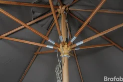 Reggio Träparasoll Ø3m Trä/Taupe